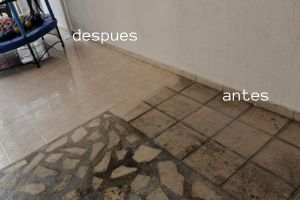 desmanchando de pisos de cerámica