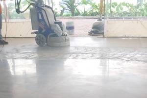 devastado de piso de concreto