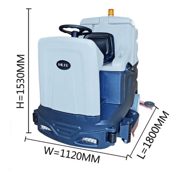 FREGADORA DE PISO HOMBRE A BORDO