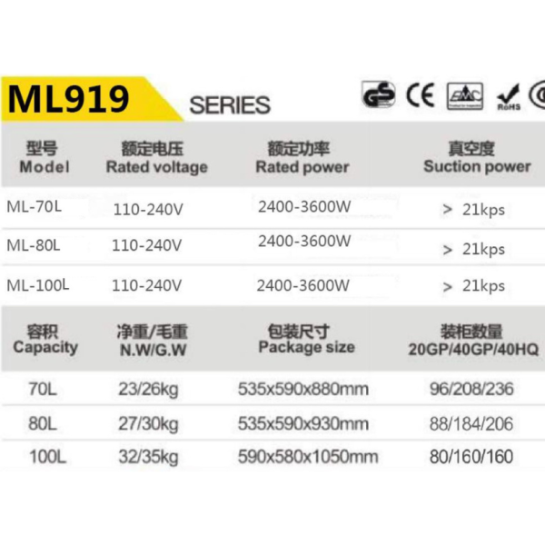 Aspiradora de Agua y Polvo - Image 3