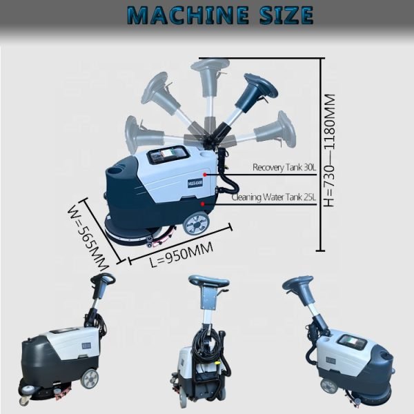 Máquina Fregadora de Pisos MLEE 430B