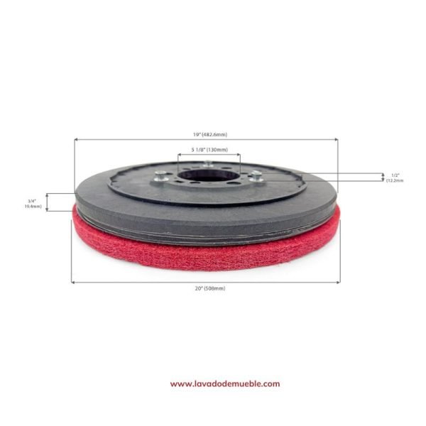 Porta pad para maquina fregadora 20"