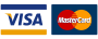 logo de tarjeta visa y master card